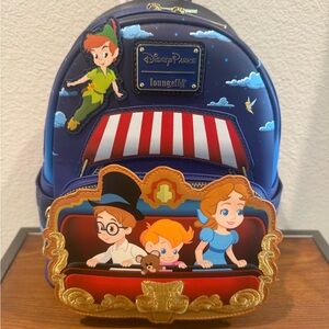 NWT Disney Parks Loungefly Peter Pan Mini Backpack